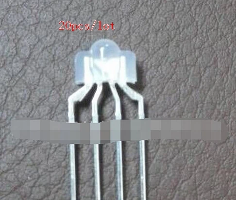 

25pcs/lot Diffused 3MM RGB LED Diode For Keyboard Common Anode