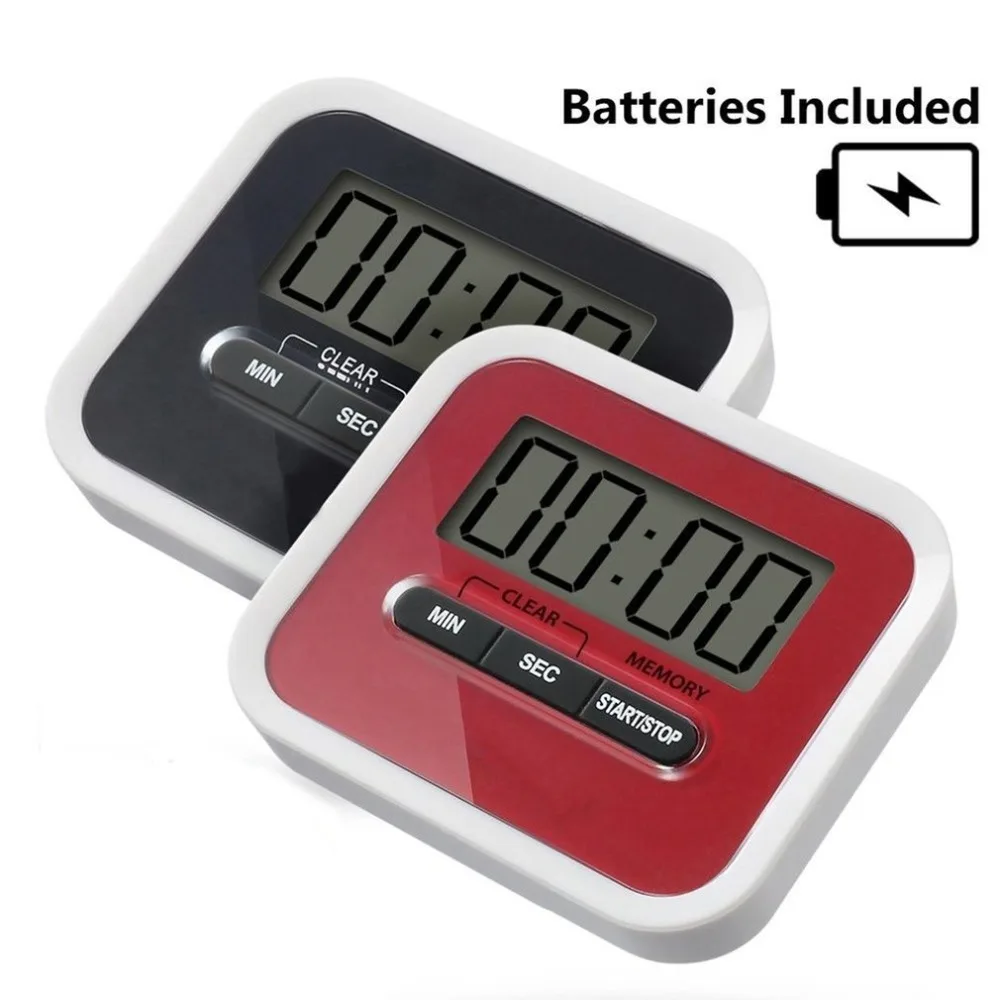 

LHome Kitchen Timer Leading Life Practical Use Digital Large LCD Display Electronic Kitchen Cooking Timer Stopwatch Cooking Tool