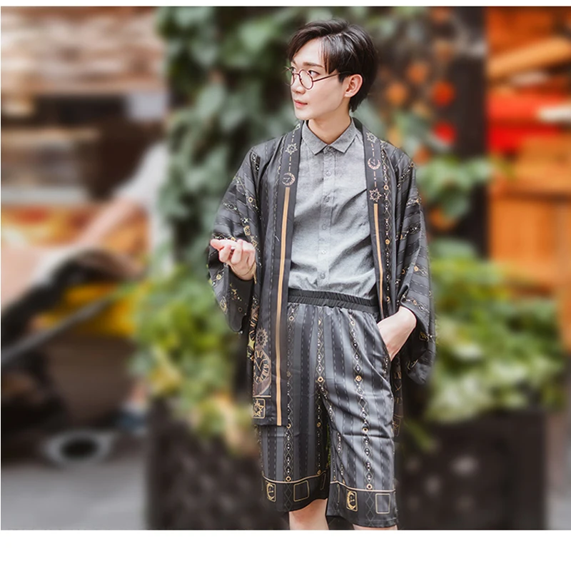 2019 Summer Harajuku Blouse Women shirts Kimono Cardigan Japanese Printed Loose Tops Blusas womens tops and blouses Man gothic