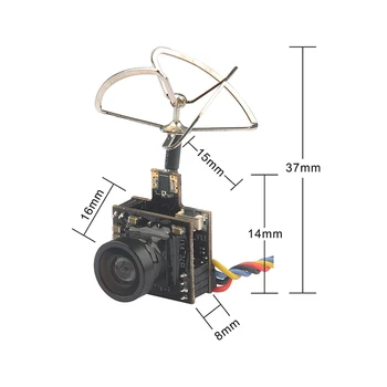 

5.8G Photography Camera Output Power 25MW 100MW Switchable Camera AIO FPV VTX HC48DS Camera for Indoor FPV Accessories