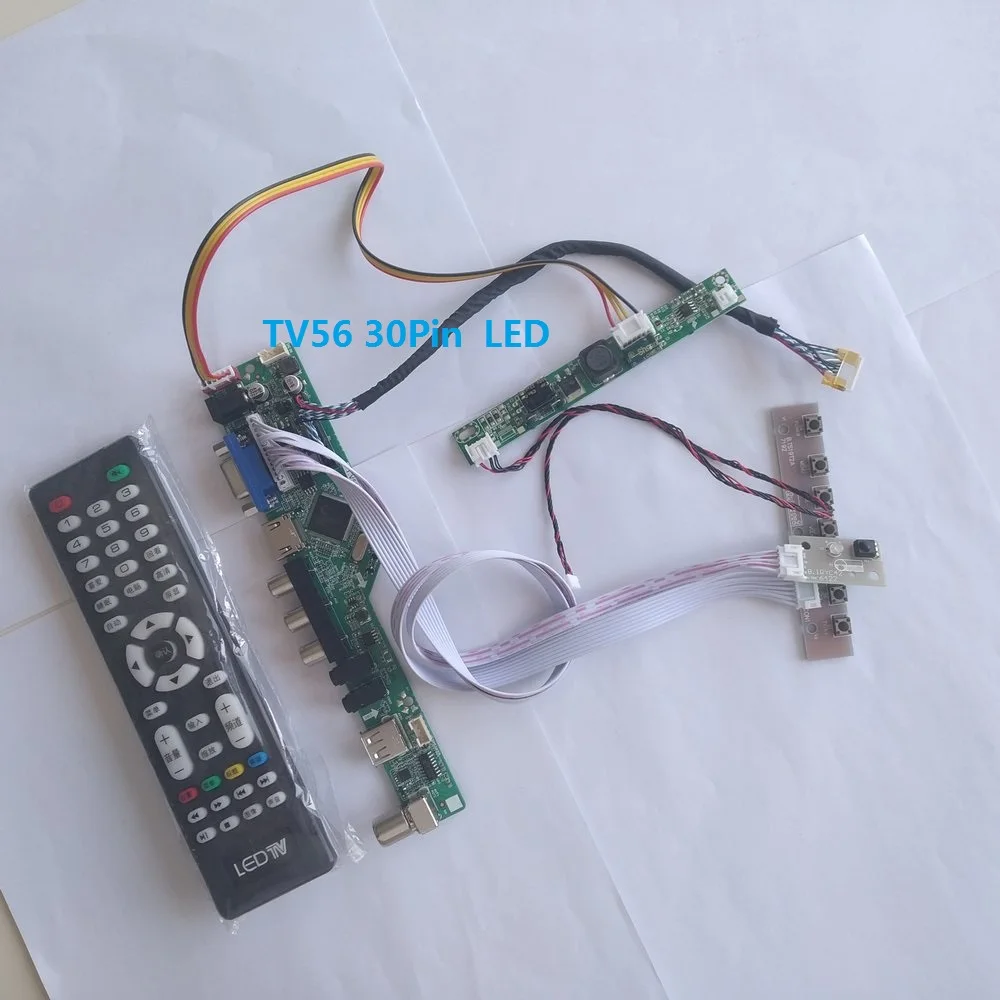 

kit for G154I1-LE1 15.4" Panel Screen 1280X800 DIY CVBS TV AV USB LCD Controller board LED LVDS 30pin VGA HDMI