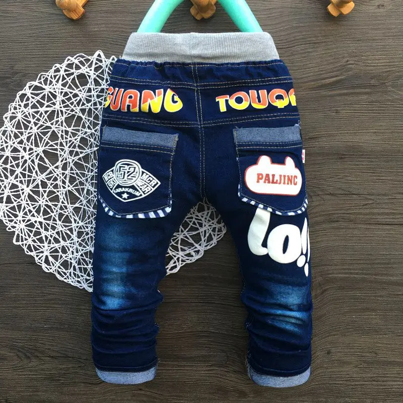 

Fashion Children Trousers Boys Jeans New Elastic Waist Kids Denim Pants Casual Jeans Autumn Jeans For Boys Children Clothing