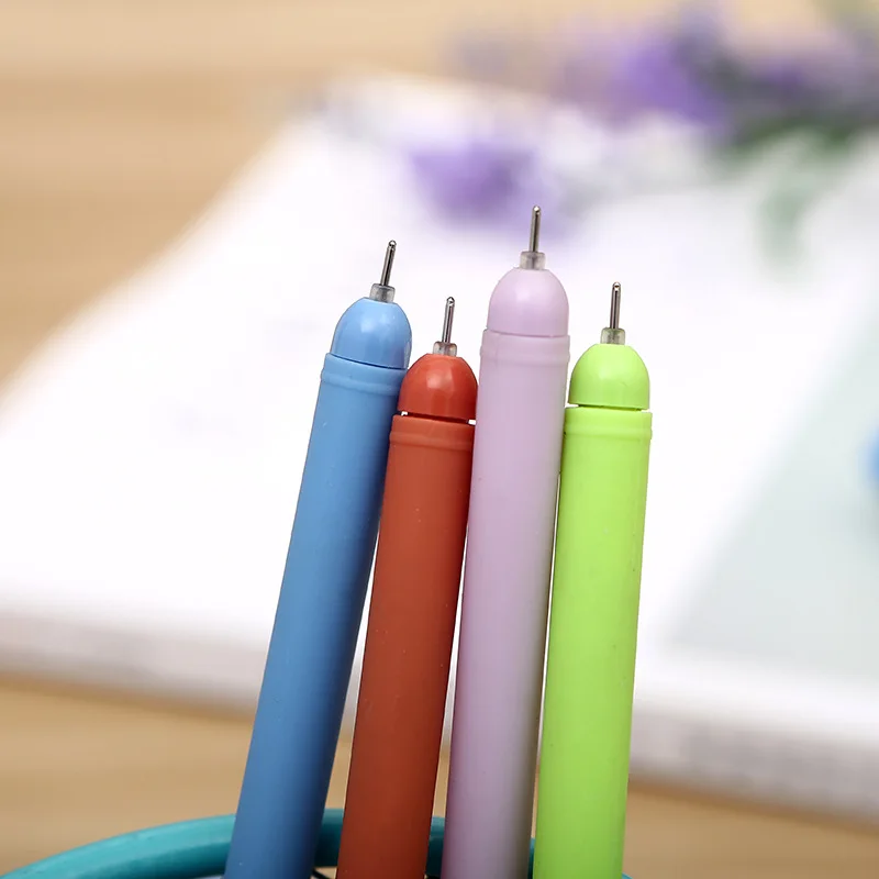 4 шт./партия Kawaii креативные гелевые ручки цветной табурет грязное лицо забавные ручки принажности для письма школьный офисный инструмент для детей подарок