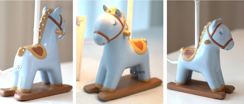 Creative Cute LED Table Lamp Home Decoration Dimmable Pony Desk Table Light Bedroom Bedside Lamp For Baby Kids Room Birthday Gift (10)