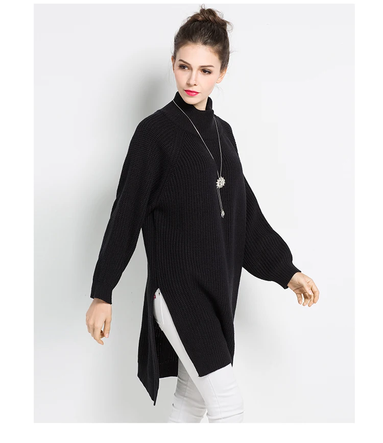 ryeon plus size sweater dress big size winter autumn long sweater (12)