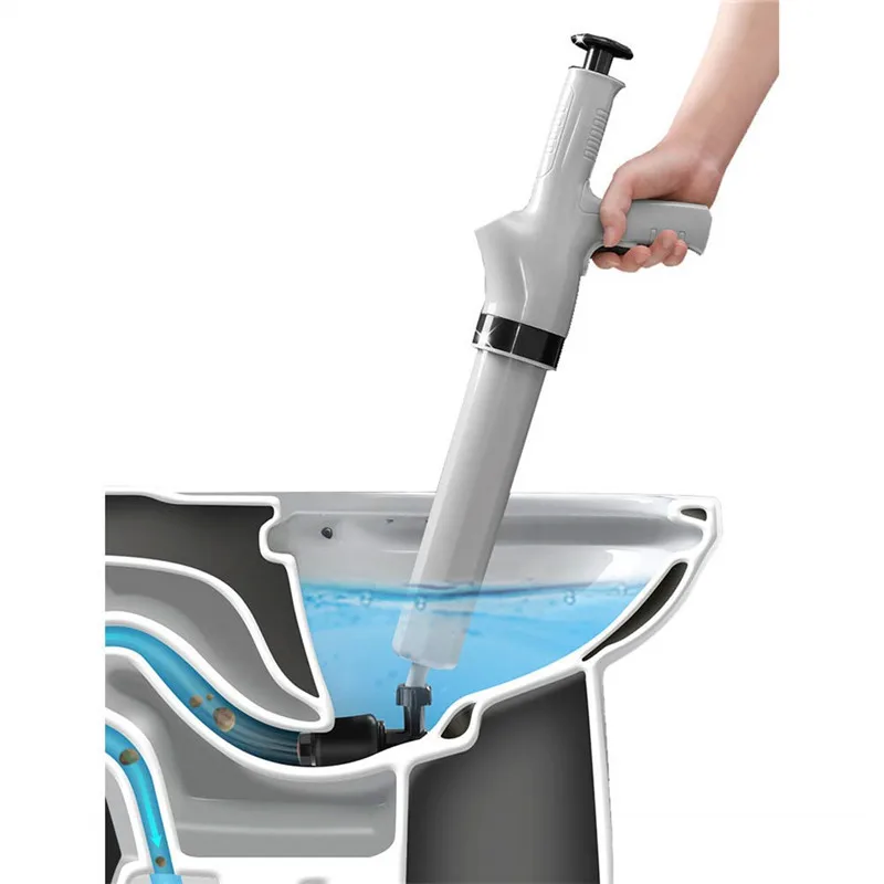 

Yooap 2019 New Generation Toilet Plunger, Integral Powerful Drain Blaster Toilet Dredge for Toilets Kitchen Bathtub Showers Sink