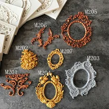 1 шт. классический узор кулон DIY силиконовая высушенная форма цветок ювелирные изделия аксессуары инструменты оборудование смолы формы