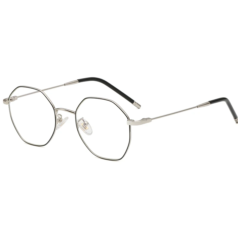 KATELUO модные компьютерные очки женские s очки Оптические очки женские анти синие лазерные очки аксессуары для женщин 8805 - Цвет оправы: black silver