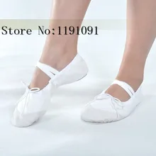 4 Color Womens Professional Soft Flats Peep Toes Ballet Dance Shoe Ladies Girls Belly Dancing Shoes