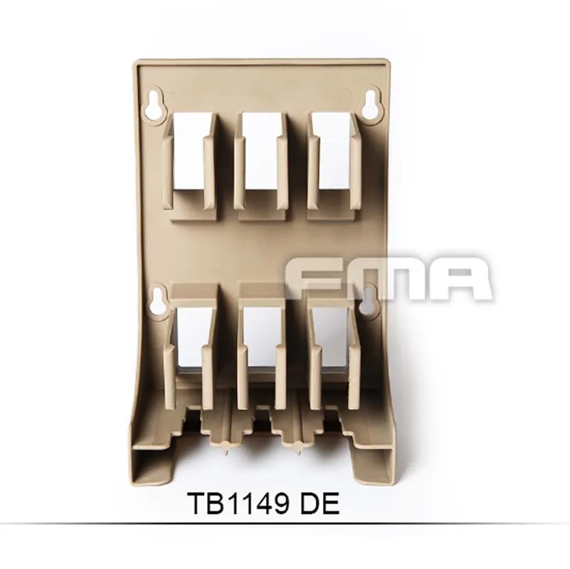 Fma مجلة التكتيكية ماج حلول التخزين حامل رف bk/de/fg TB1149
