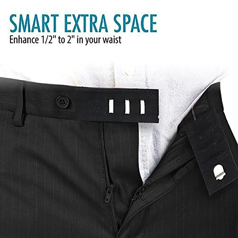1Pcs Adjustable Pant Extender Belt with Button Trousers Extrener for