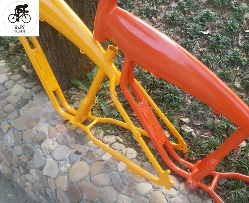 Flash Deal Kalosse aluminum alloy  120mm BB size Electric  bike  frame  26*17inch fat bicycle frame ,26*4.8 beach bike frame 24