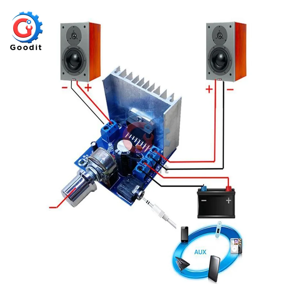 TDA7297 Версия B 2X15 Вт усилитель стерео цифровой аудио усилитель модуль усилителя платы двухканальный Ampli электро 9-15 в