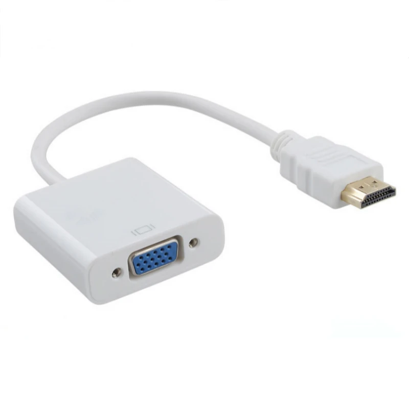 HDMI к VGA адаптер цифро-аналоговый преобразователь кабель 1080p для Xbox PS4 ПК ноутбук ТВ коробка к проектору Displayer HD tv