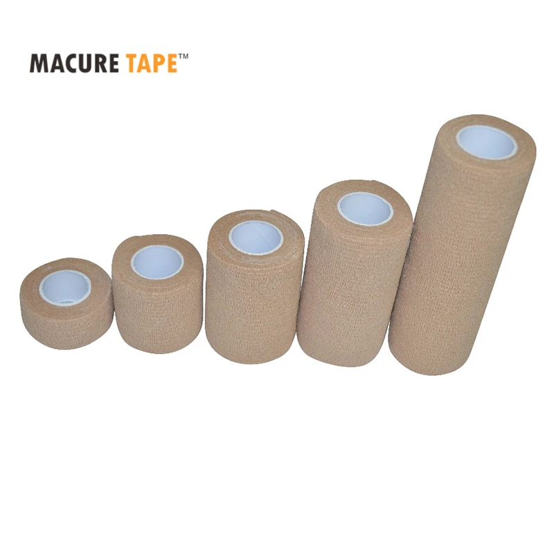 Macure Tape Coban Tender Coflex Elastic Self Adherent Wrap Self Adhesive Non Woven Cohesive
