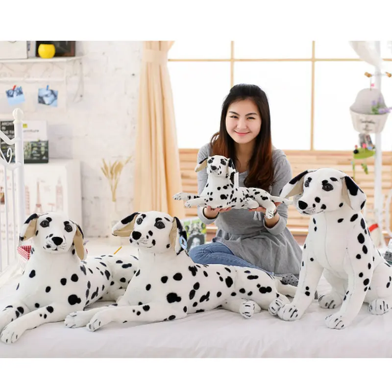 Мягкие животные плюшевые далматинские Реалистичная игрушечная собака гигантская собака игрушка реалистичные животные детские игрушки подарок для детей Pet Shop талисман