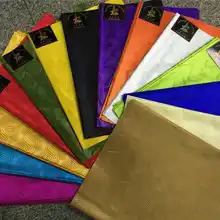 Нигерийская Кружевная повязка на голову Королевский синий цвет 2 шт./лот африканские тюрбаны Ткань Высокое качество африканские повязки Sego головной платок геле