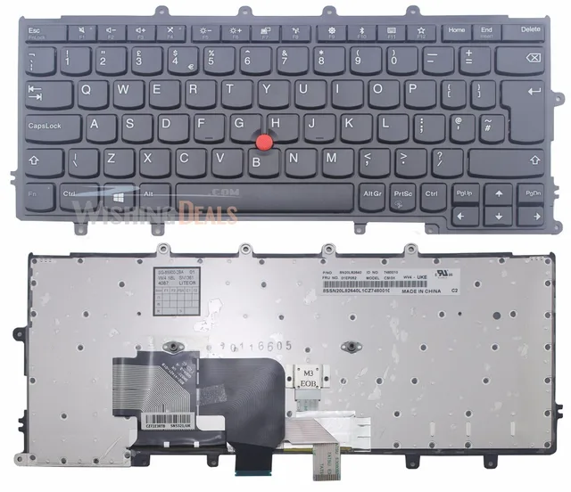 Original New for Lenovo IBM ThinkPad X270 UK English keyboardin
