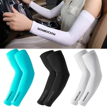 Rockbros летние мужские женские защитные рукава охлаждения рукава УФ защита рукава Баскетбол Велоспорт Гольф рыболовный рукав рукава