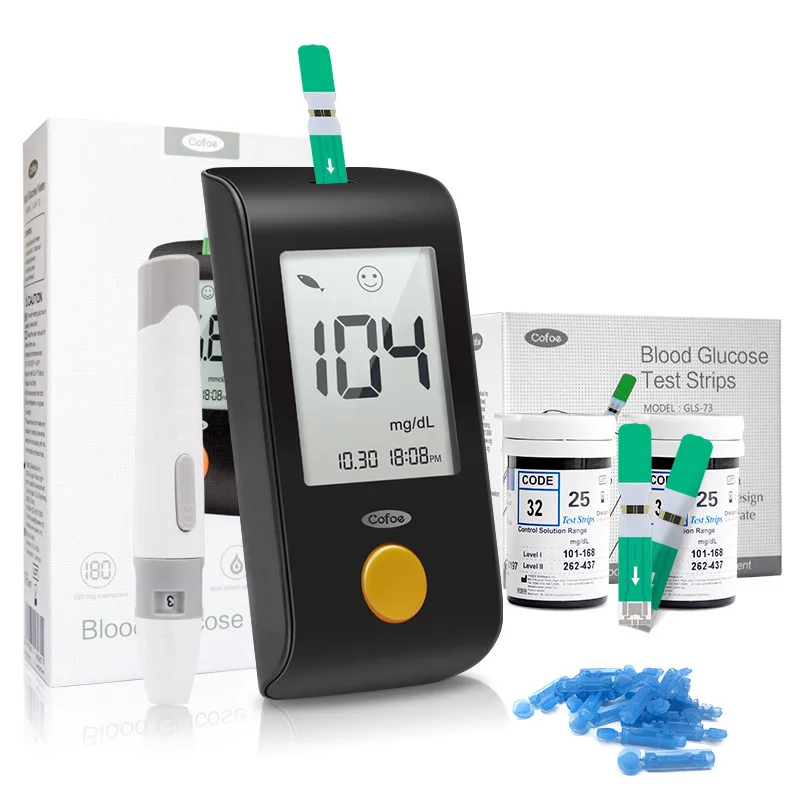 “ Tira de Teste de Açúcar Monitor Glicosímetro Médica Diabetes Mg/dl