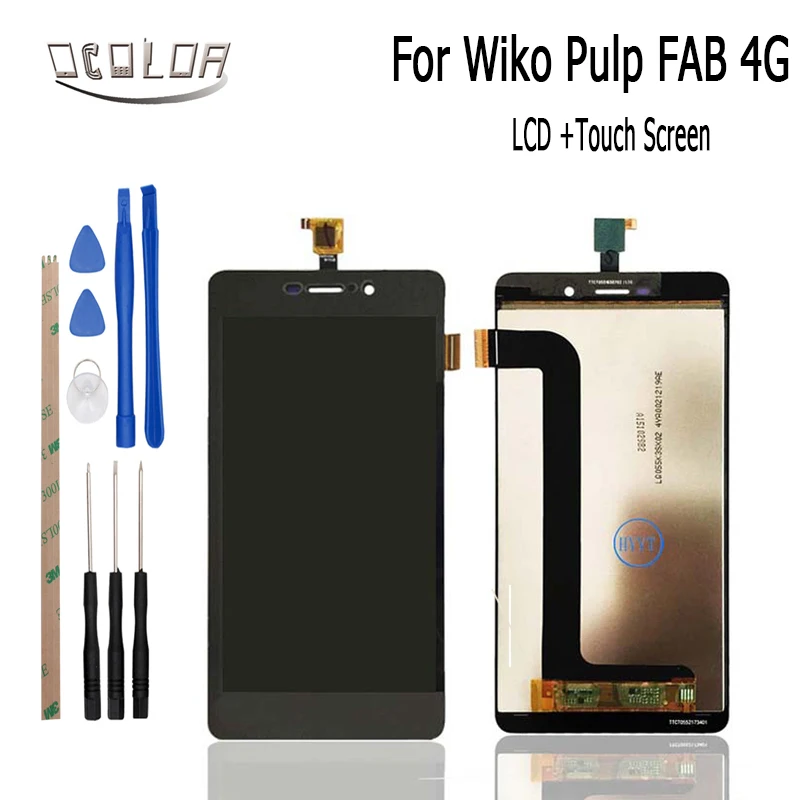 Ocolor для Wiko Pulp Fab 4G ЖК-дисплей + сенсорный экран в сборе Замена телефон Инструменты |