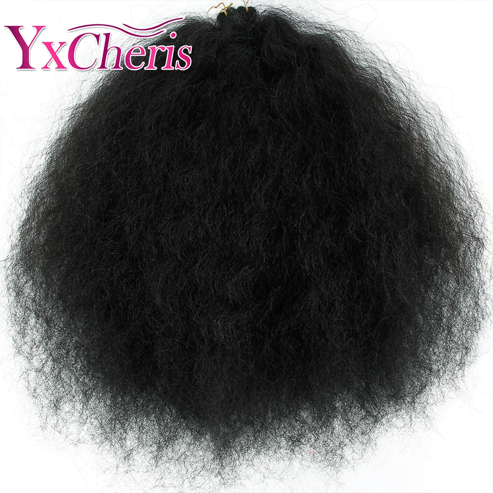 

Synthetic Marley Braids Crochet Fluffy Hair Ombre Soft Braids 18 inches Braiding Hair Extensions