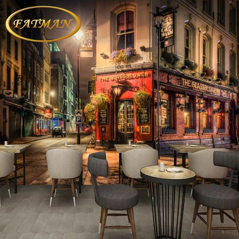 Buy Custom photo wallpaper European retro nostalgic