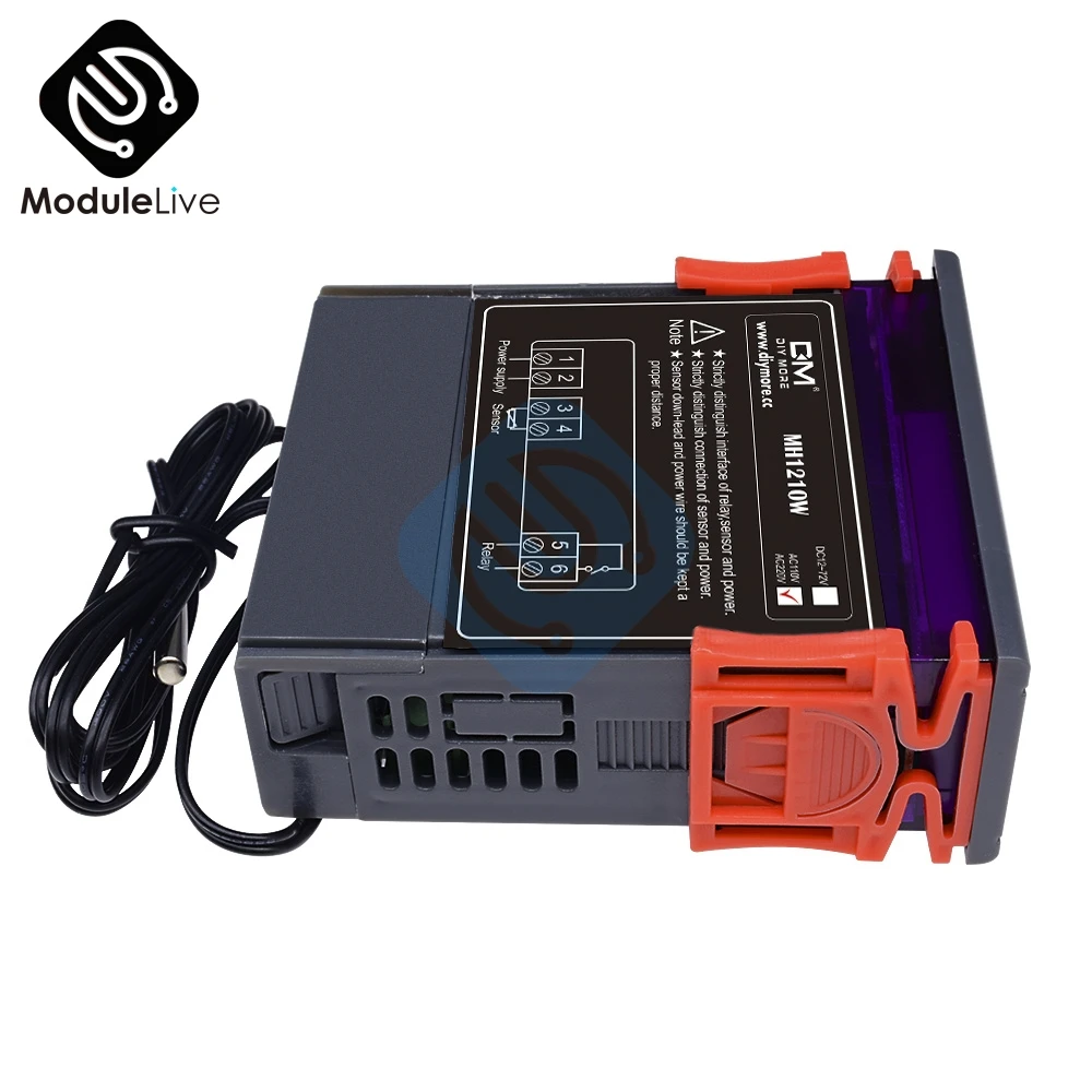 MH1210W 90-250V 10A 220V цифровой регулятор термостата температуры-50 ~ 110 градусов Цельсия контроль нагрева NTC датчик MH1210W 90-250V 10A 220V цифровой регулятор термостата температуры-50 ~ 110 градусов Цельсия контроль нагрева NTC датчик