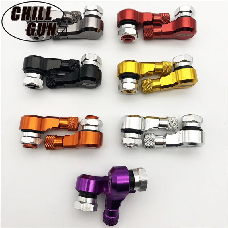 Motorcycle Gas Nozzle Degree Angle Valve Adaptor Tyre Extension Stem For YAMAHA KAWASAKI BMW DUCATI HONDA SUZUKI | Автомобили и