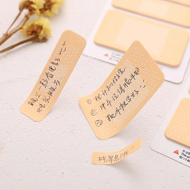 DIY Cute Band-aid Memo Pad Sticky Note Kawaii Paper Sticker Pads  Note Creative Korean Stationery Student 322