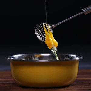 Low Cost Stainless Steel Handheld Milk Frother Foamer Spring Whisk Head Agitator Blender Mixer Stirrer Egg Beater Kitchen Tool New Low Cost Stainless Steel Handheld Milk Frother Foamer Spring Whisk Head Agitator Blender Mixer Stirrer Egg Beater Kitchen Tool New