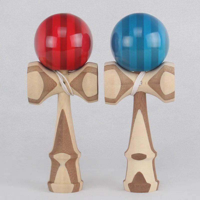 Kendama 18 см полная трещина PU краска деревянный шар Kendama умелое жонглирование мяч игра игрушка Спорт на открытом воздухе