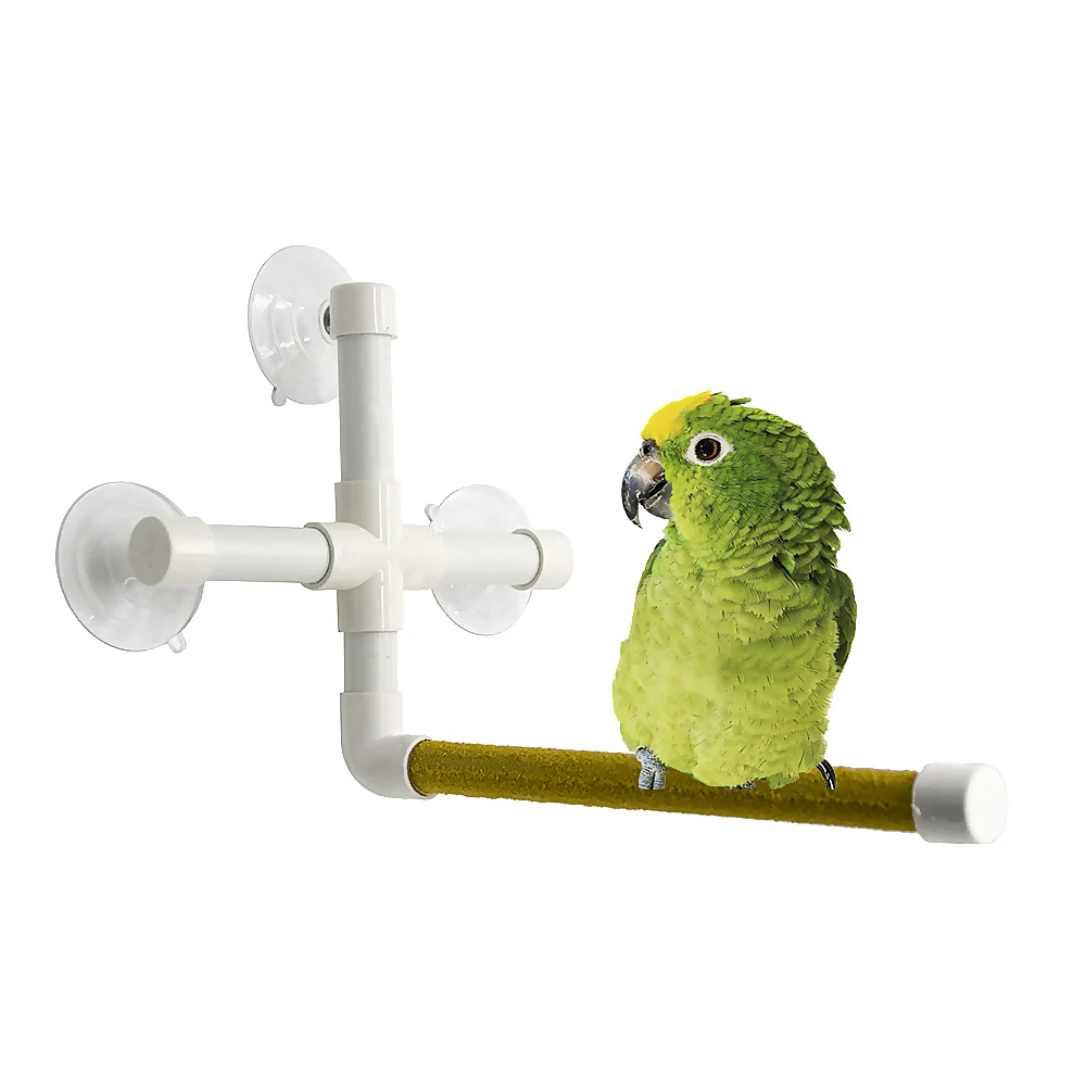 Присоски Пластик попугай Душ стойки птица стоя Ванна окунь игрушки животных