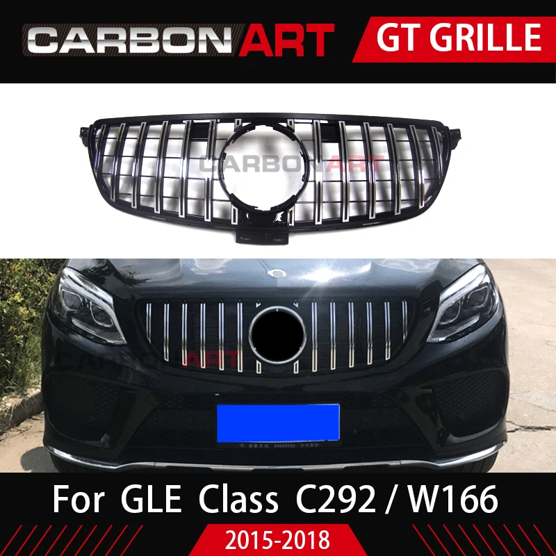 W166 W292 GT решетка для mercedes GLE class SUV GT передний бампер гоночная решетка для GLE coupe GLE300 GLE400 GLE450 модный дизайн