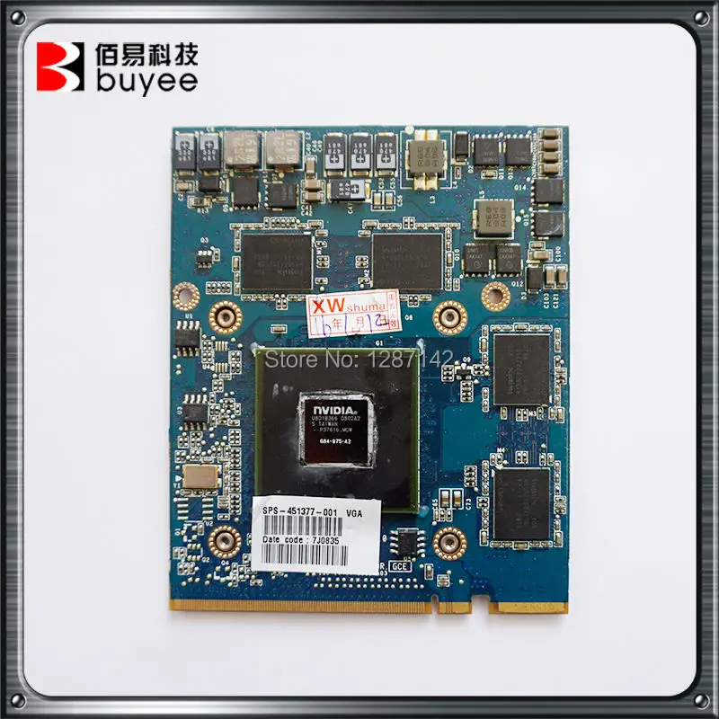 Original For HP 8710W 8710P 1600M 512MB 451377-001 450484-001 Graphic card VGA Card,GPU,Video Card