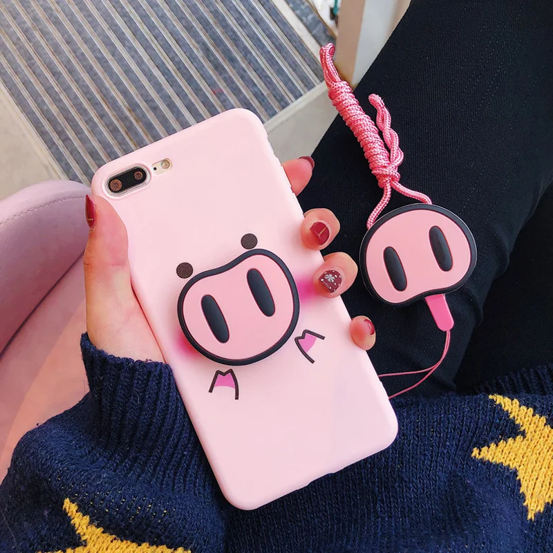 

Cartoon Pig Phone Case For Xiaomi Mi A1 A2 Lite Mi 9 SE Funny Nose Soft TPU Case For Redmi 7 7A Note 7 6 5 4 4X 5A 4A 4X K20 Pro