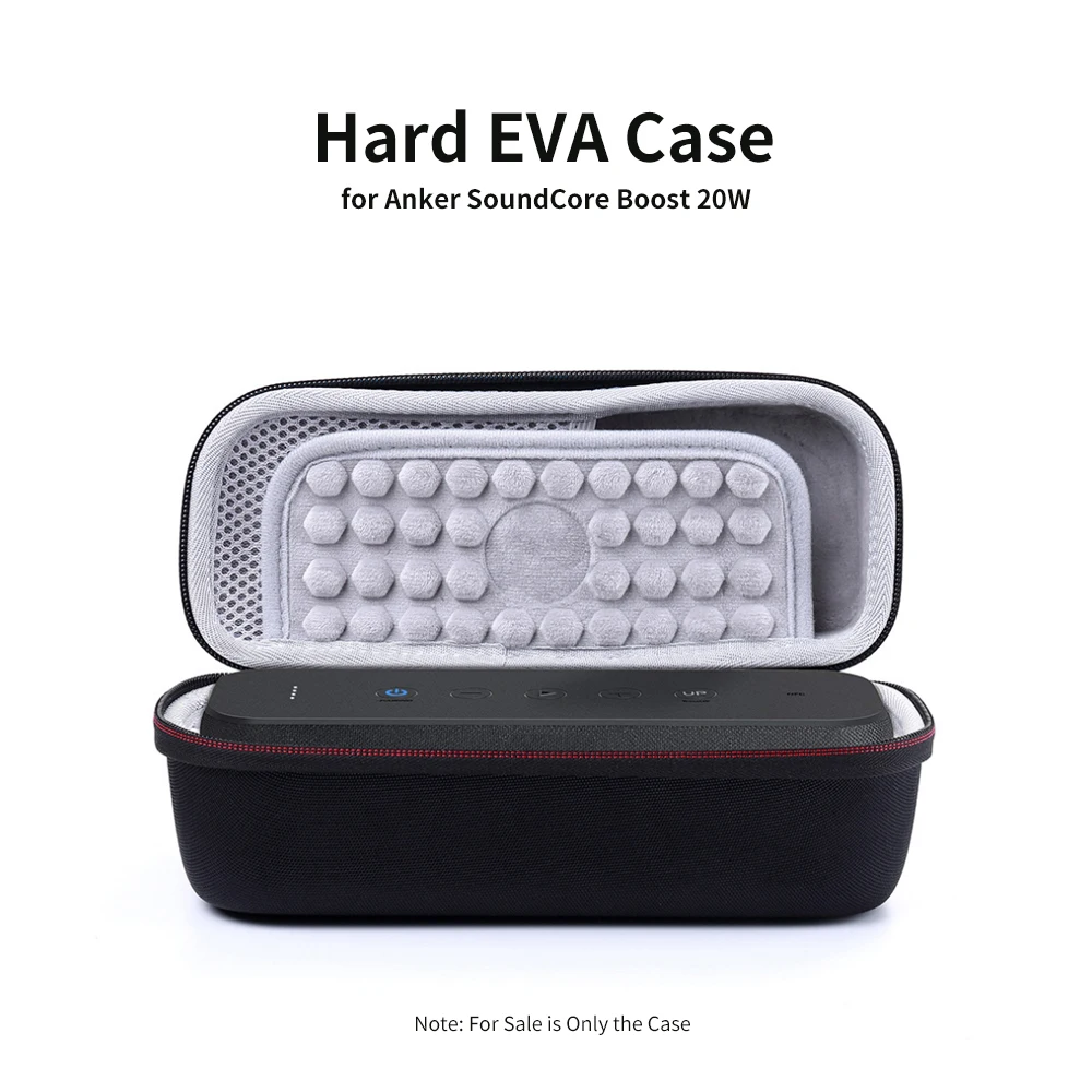 Жесткий EVA чехол для Anker SoundCore Boost 20 Вт динамик сумка для хранения с мягкой внутренней подкладкой и водостойкая оболочка для путешествий и дома