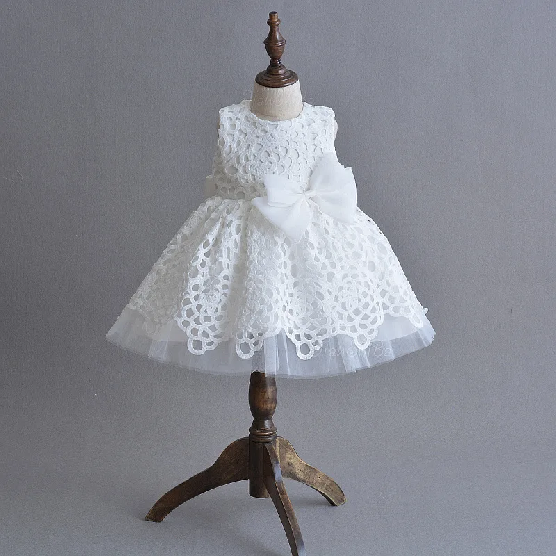 Vestidos para Casamentos Formal da Menina Branca do Bebê Roupas de Bebê do Batismo do Baptismo Moda Bebê Meninas Aniversário Roupas Rbf184021 4 Formal Da Menina Branca Do Bebê Roupas