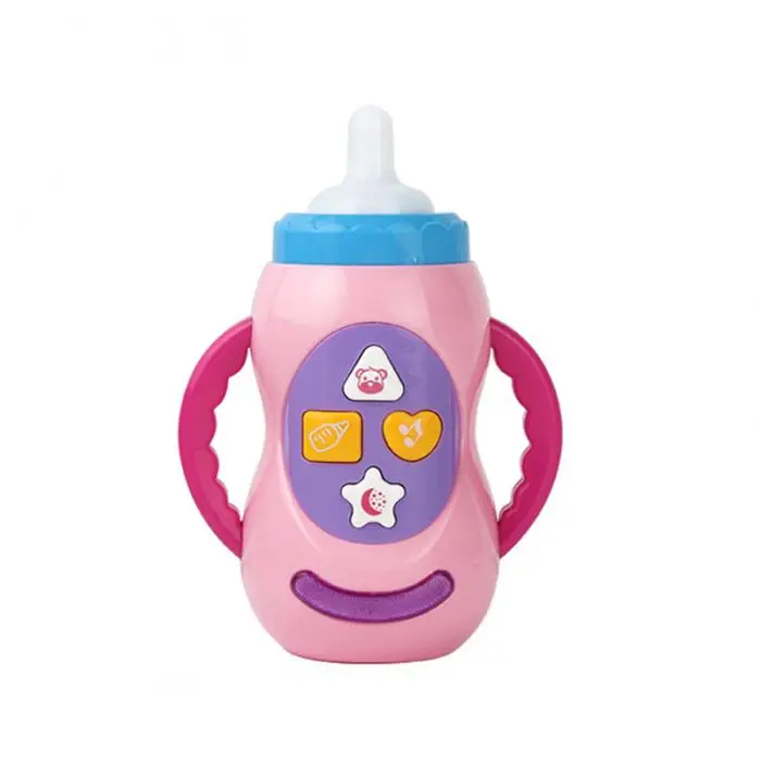 1 шт. для малышей и детей постарше звук музыки свет бутылки из-под молока, учебный музыкальный инструмент обучающая игрушка M09