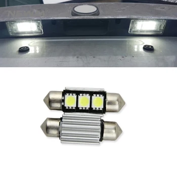 

2pcs LED 36mm White CANbus C5W Bulbs 5050SMD Interior Lights License Plate Light For BMW E39 E36 E46 E90 E60 E30 E53 E70