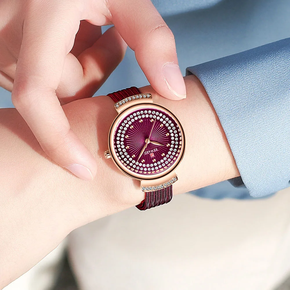 

Fashion Women's Luxury Wristwatches Milan Bracelet Watch Female Ladies Rose Gold Diamond Watch Reloj Mujer relogio feminino 2019