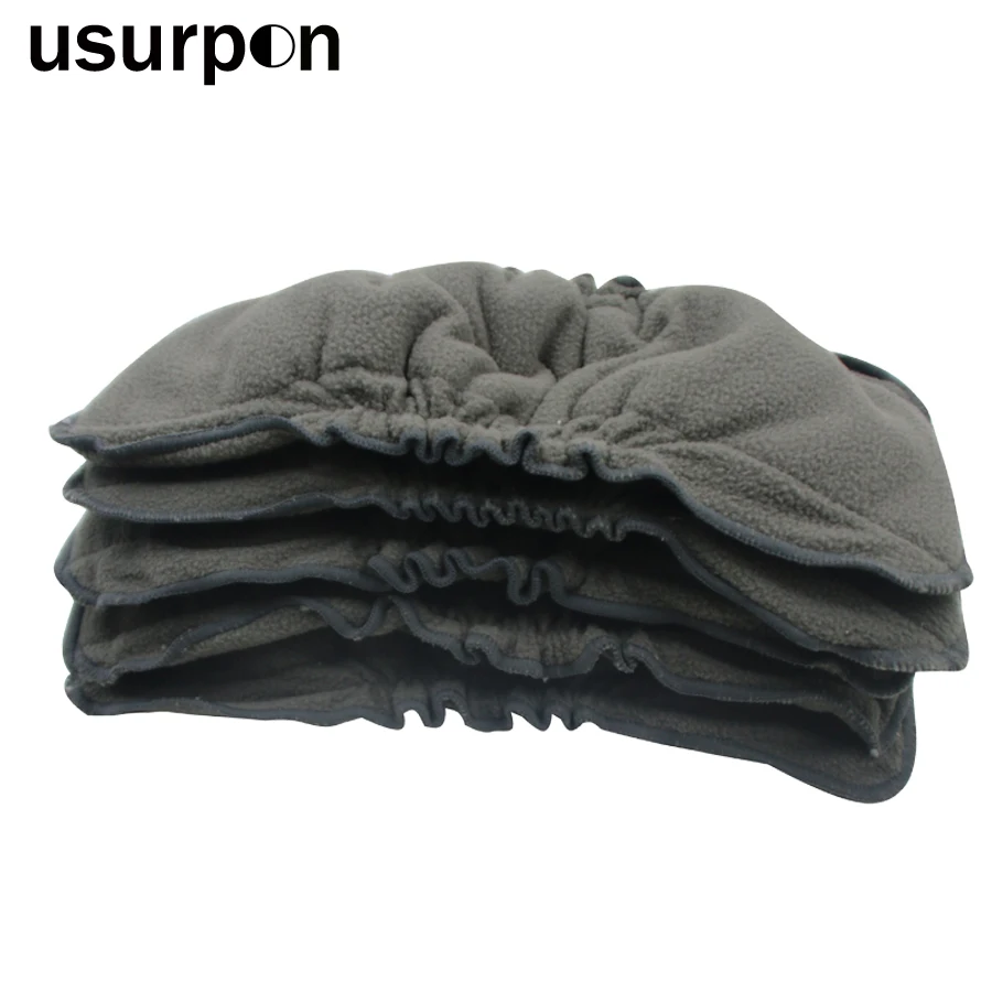 

[usurpon] 1 pc Bamboo charcoal insert with leg gusset and baby diaper insert absorbent bamboo insert cloth diaper insert pad