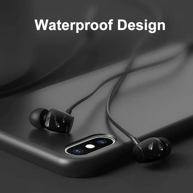 

CSR Wireless Bluetooth Sports Earphone IPX5 Waterproof 48H Music Wireless Headphone with Microphone Neckband Headset