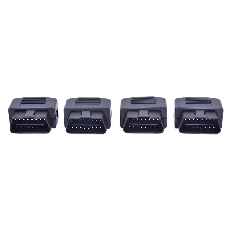 Plastic Black OBD2 L Type 16 Pin Male Auto Car Connector Cable Wire Sockets Plug with Shell and Screw | Автомобили и мотоциклы