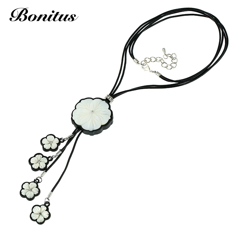 [Ювелирный магазин bonitus] Новое поступление Мода цветок оболочки кисточкой