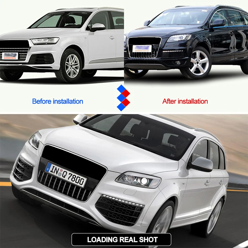 2 шт. для Audi Q7 2008 2007 2006 2009 22 светодиодный дневные ходовые огни Противотуманные фары