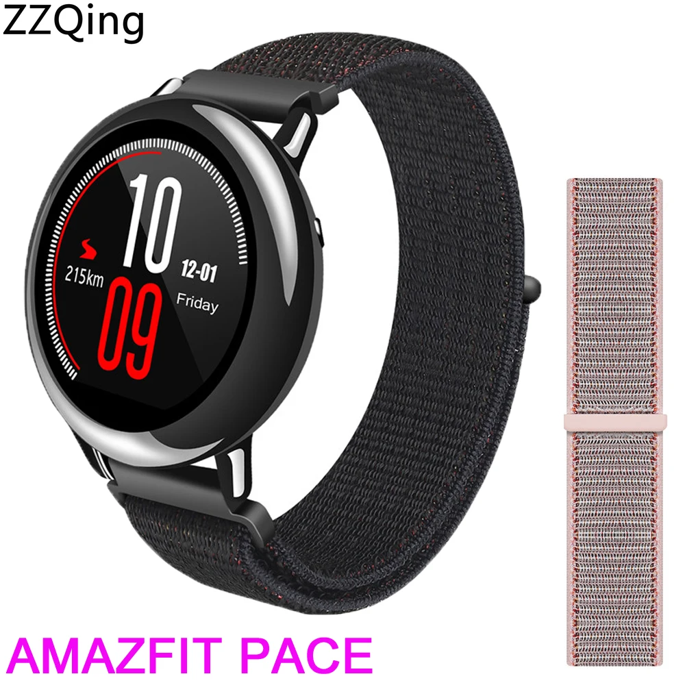 Для Xiaomi Huami AMAZFIT Pace ремешок нейлоновый GPS спортивные Смарт часы MI fit пульсометр