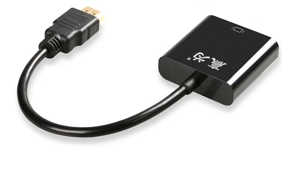 Male to Female 1.4 Version HDMI to VGA Converter HD Adapter Cable  (9)
