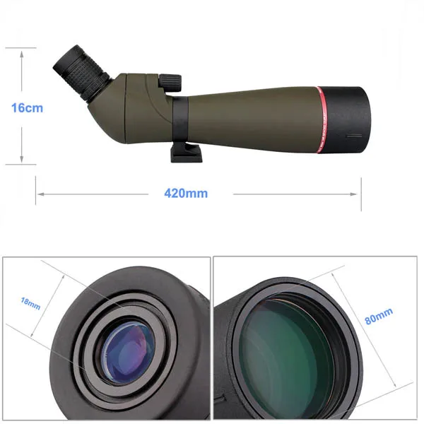 Svbony Spotting Scopes Multi-Coated Optics 20-60x  (13)