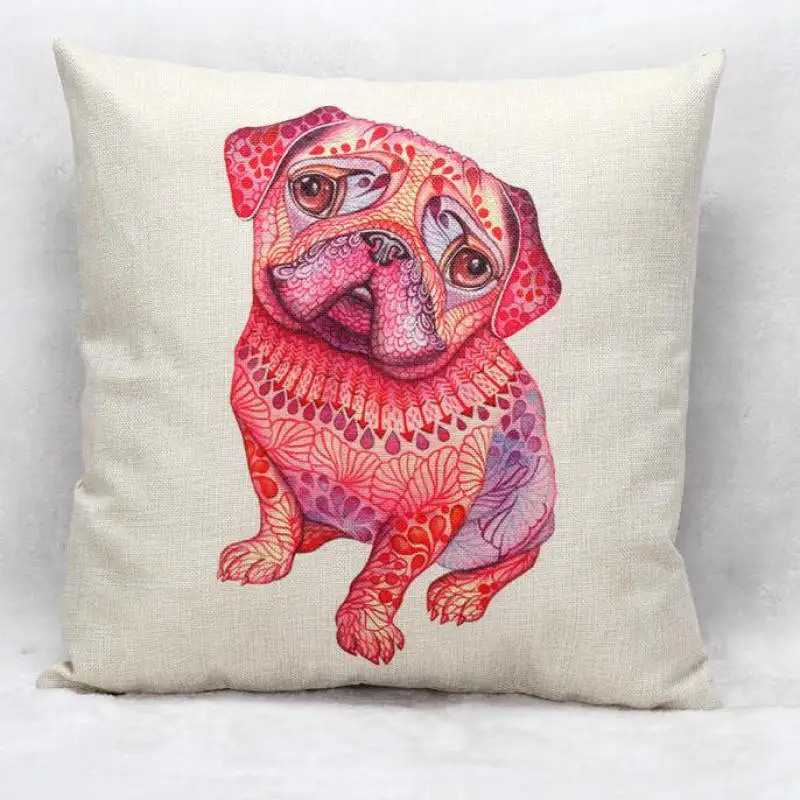 Facoty Wholesale Customized Pink Purple Dog Linen